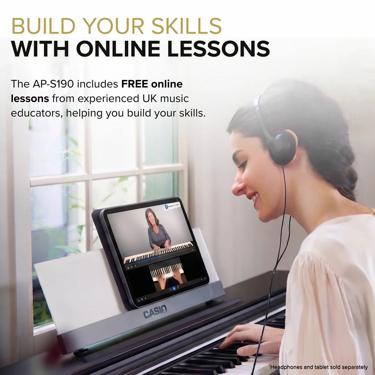 Casio AP-S190BK, 88 Key Fully-Weighted Digital Piano, view 6