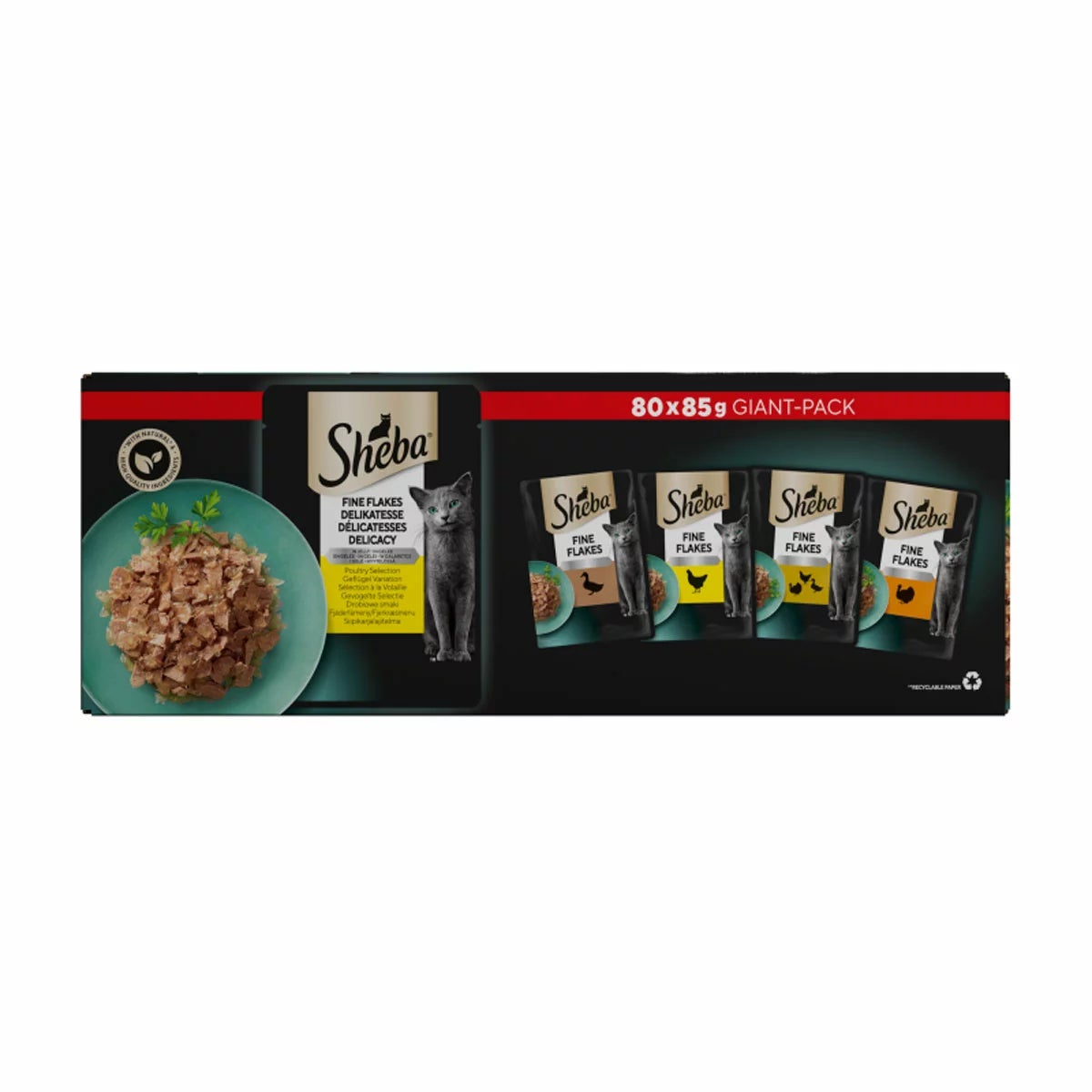 Sheba Poultry Selection, 80 x 85 grams, view 5