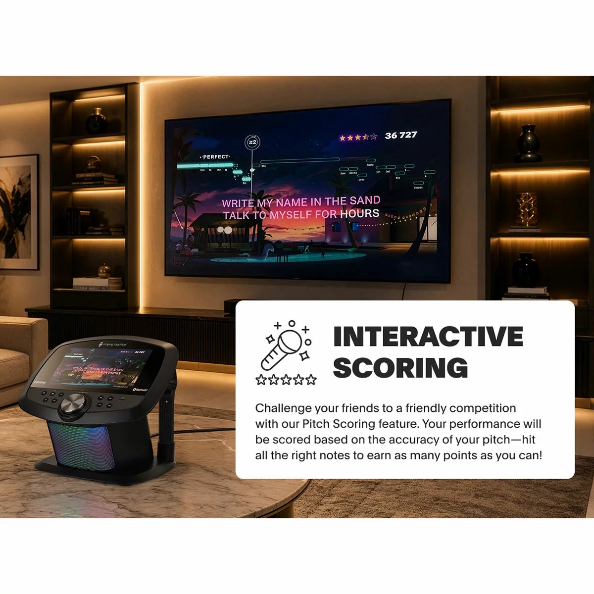 Singing Machine ISM9025, Portable Karaoke with Wi-Fi, view 5