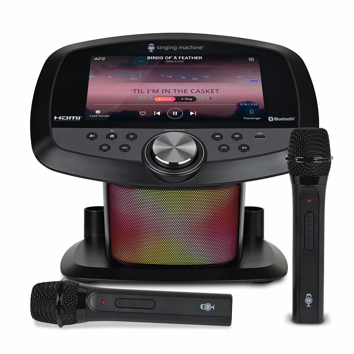 Singing Machine ISM9025, Portable Karaoke with Wi-Fi