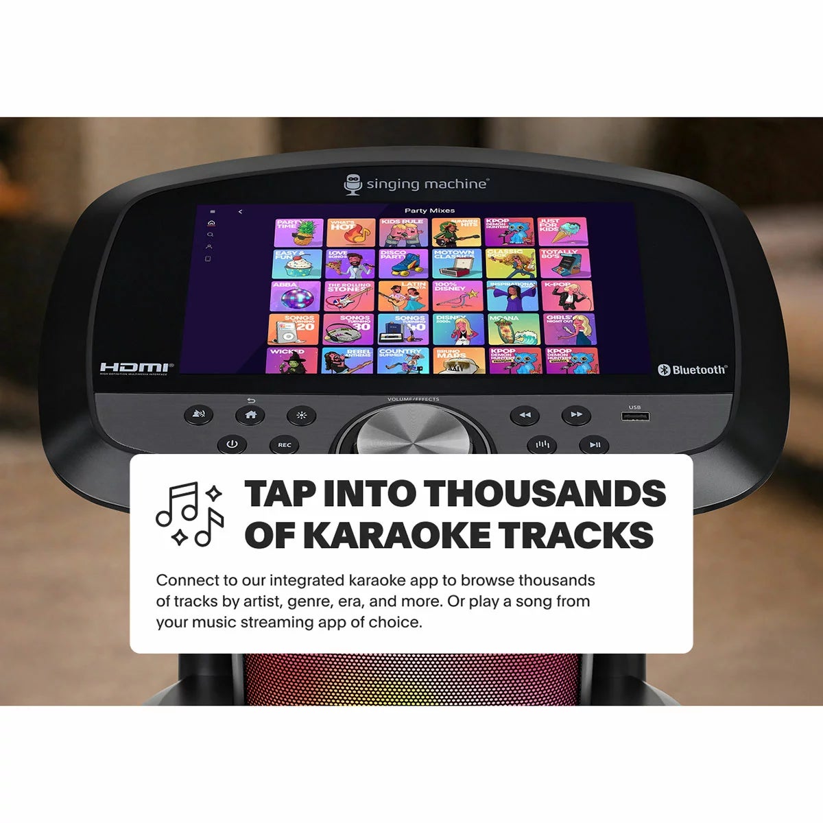 Singing Machine ISM9025, Portable Karaoke with Wi-Fi, view 7