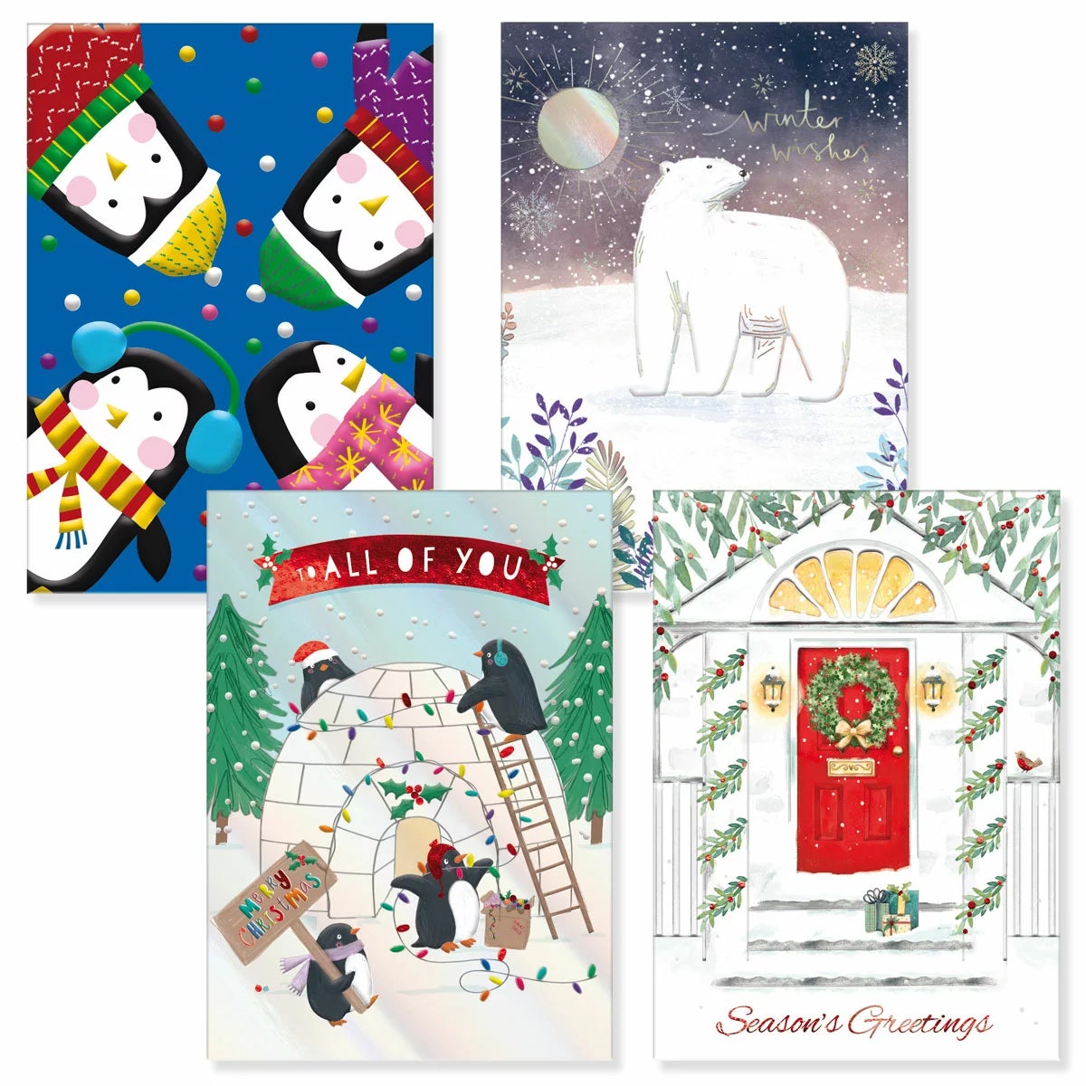 Tom Smith Premium Christmas Boxed Cards- 40 Count, view 6