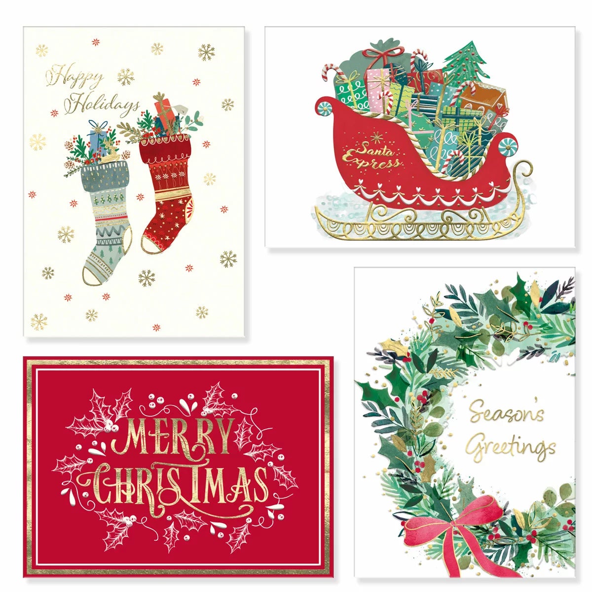 Tom Smith Premium Christmas Boxed Cards- 40 Count, view 7