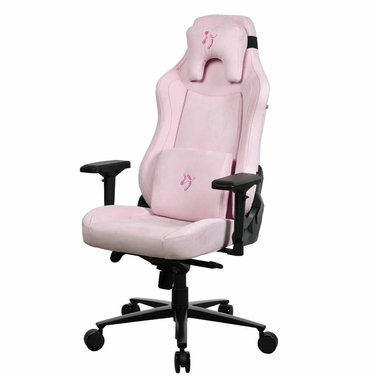 Arozzi Vernazza SuperSoft™ Fabric Gaming Chair, Pink, view 4