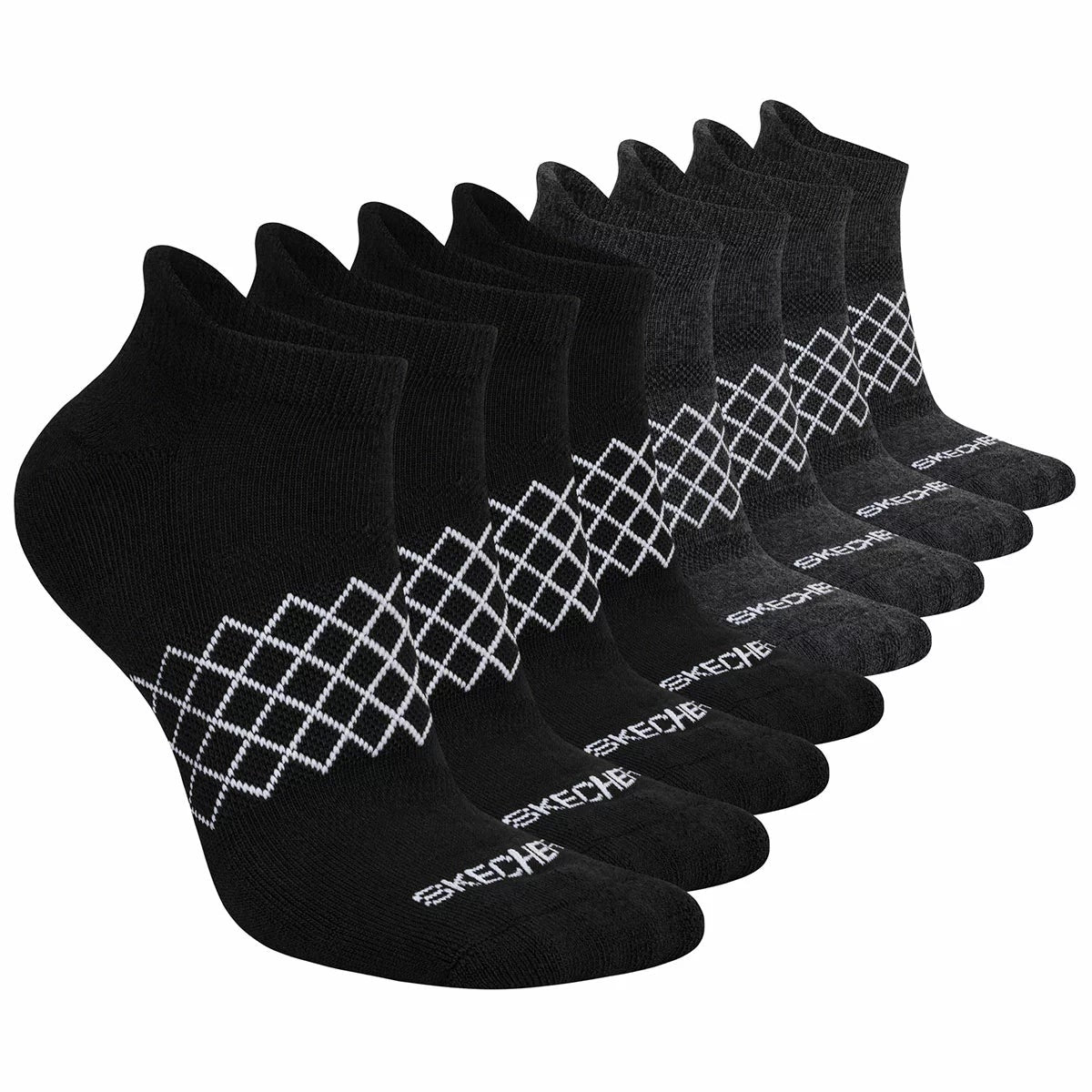 Skechers Women's No Show Sock 8 Pack, view 4