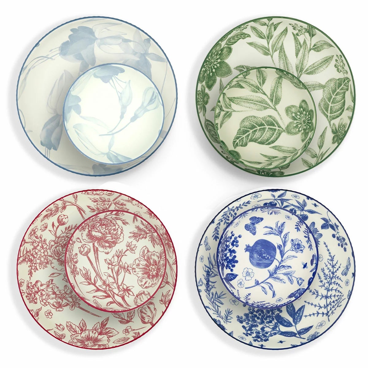 Signature Housewares Botanical Bowl Set, 8 Piece, view 4