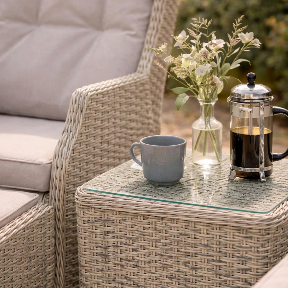 Bramblecrest Woodchester Reclining Sun Lounger - Set of 2, view 4