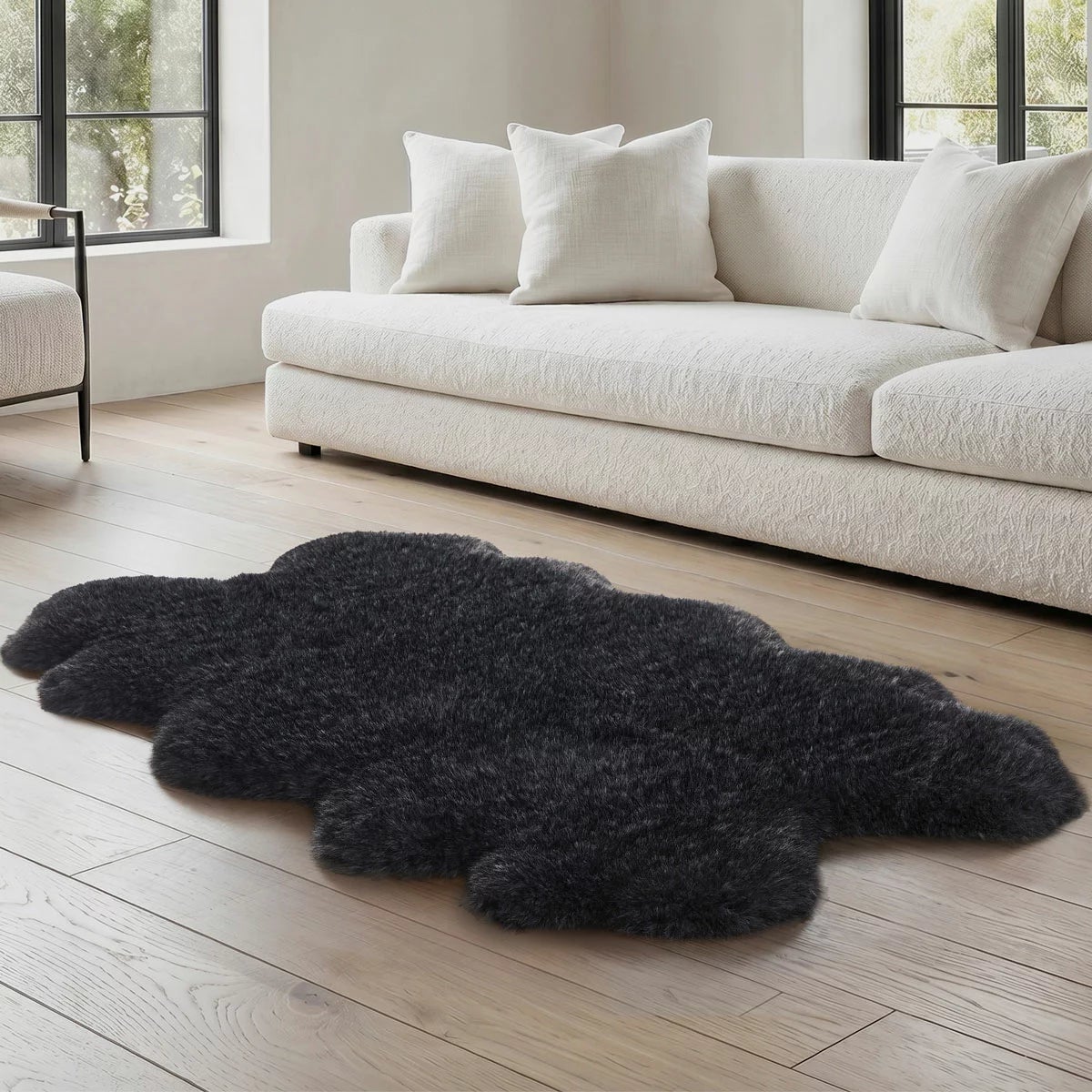 Mon Chateau Faux Fur Quad Rug, 180 x 110 cm, view 3