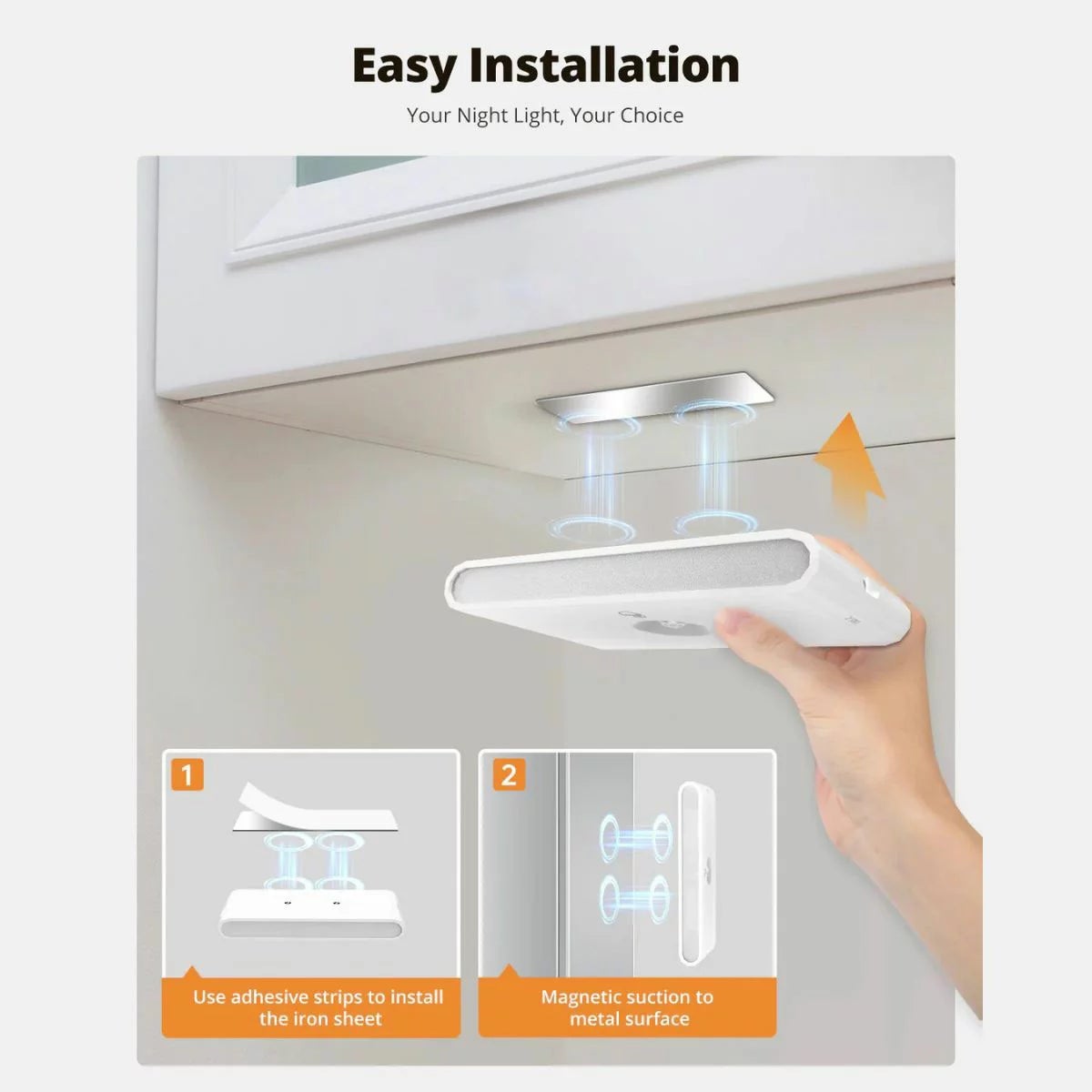 Luminus LED Linkable Magnetic Lights with Motion Sensor - 6 Pack, view 3