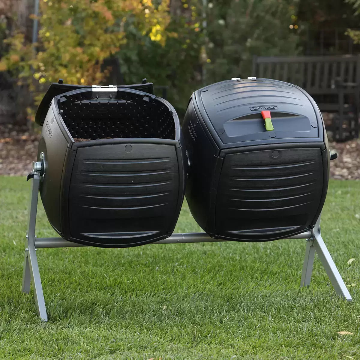 Lifetime 2 x 189 Litre (50 Gallon) Dual Composter - Model 60072