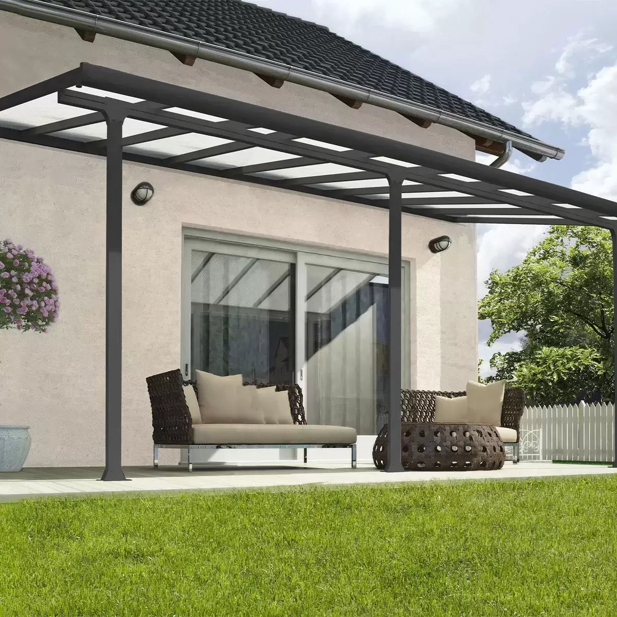 Palram Canopia Feria 3 Veranda Patio Cover, 3 x 6.10m, view 18