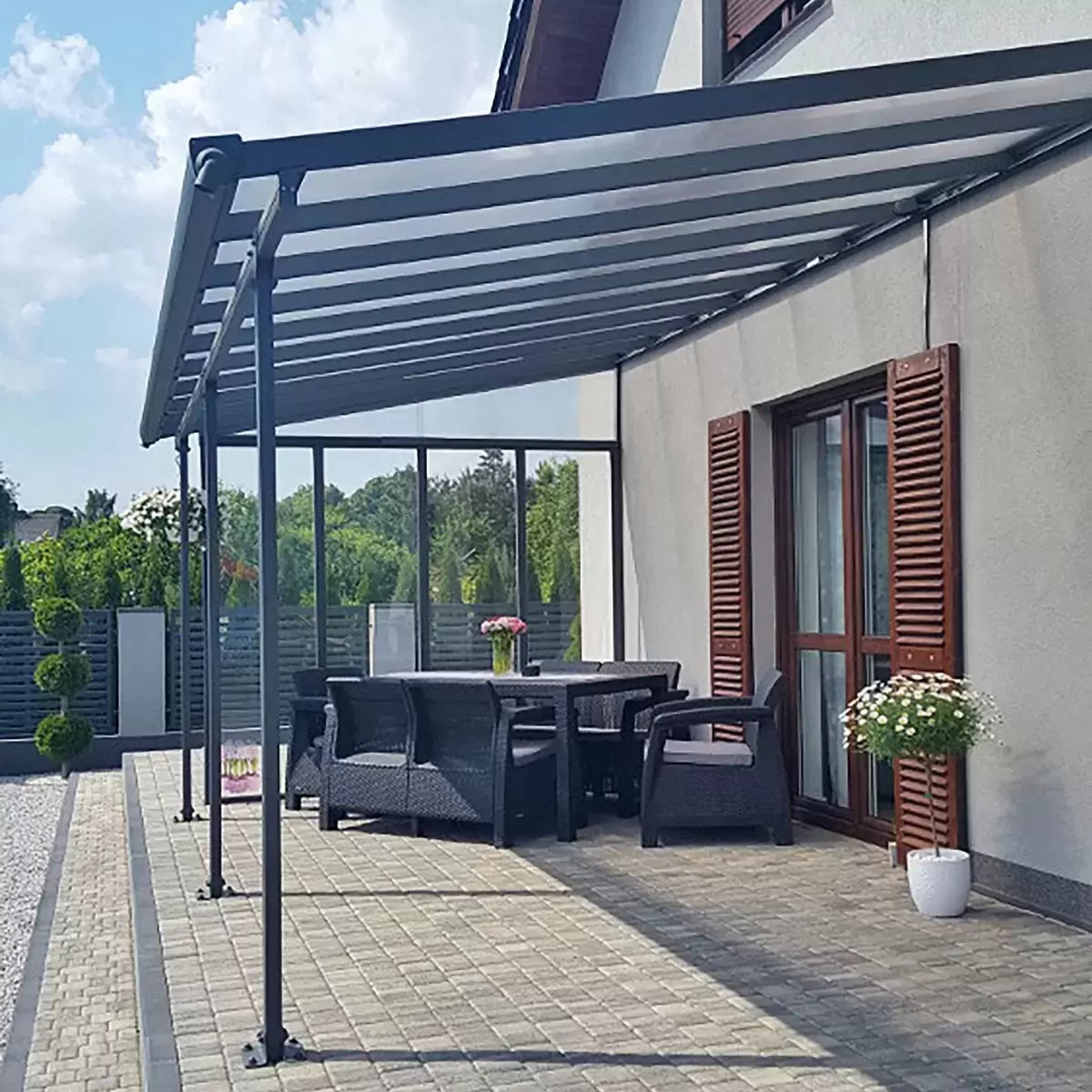 Palram Canopia Feria 3 Veranda Patio Cover, 3 x 6.10m, view 17