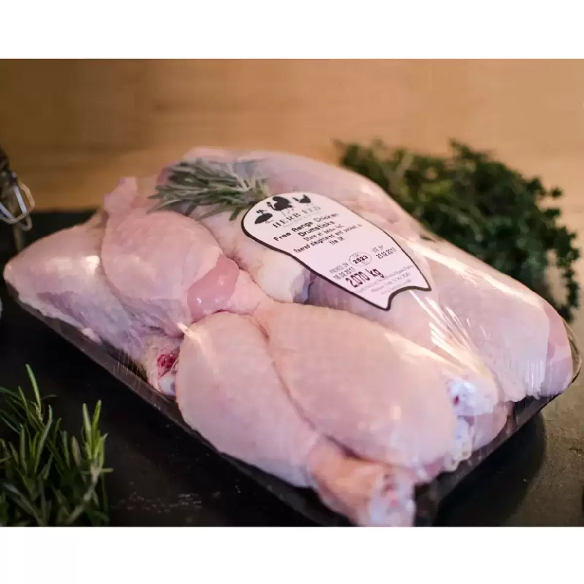 Herb Fed Free Range Chicken Drumstick Box, 4kg (Serves 14-16 people)