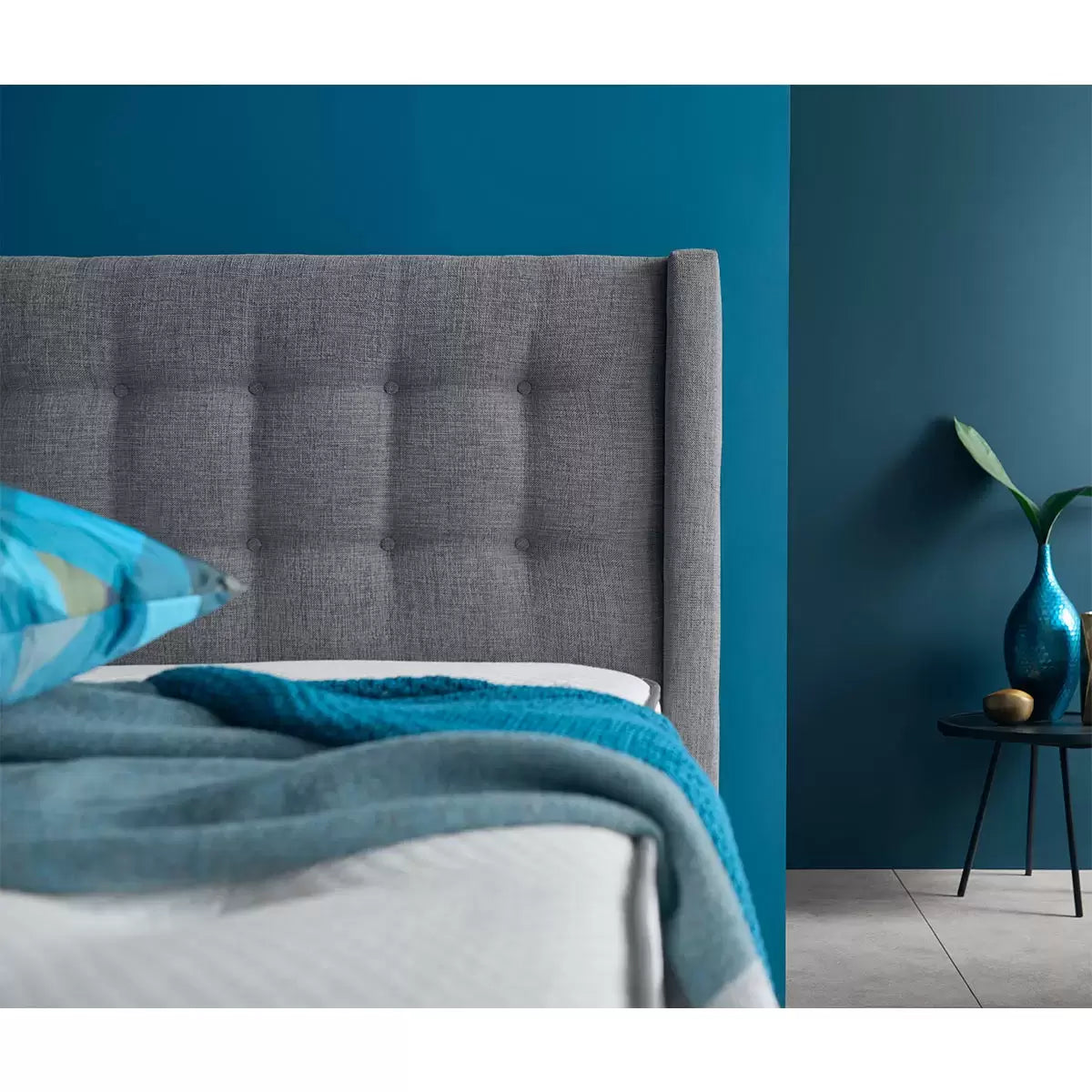 Silentnight Continental Divan Base with Bloomsbury Headboard & 3