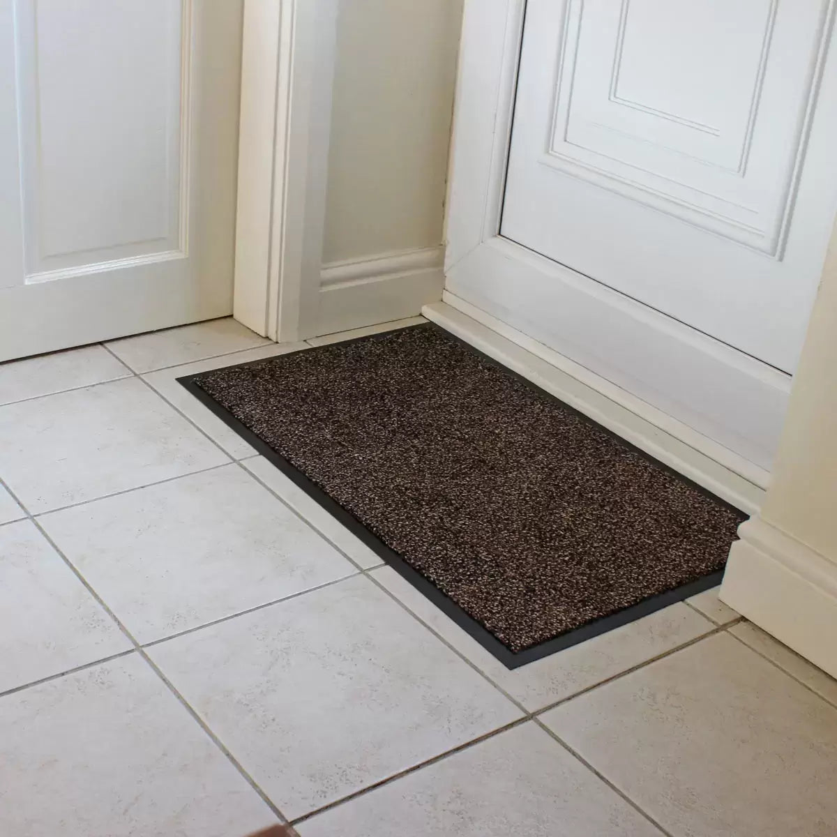 JVL Admiral Microfibre Door Mat, 50 x 80cm
