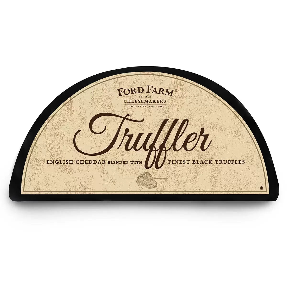 Ford Farm Black Waxed Cheddar Truffler with Black Truffle and Mushroom, 2