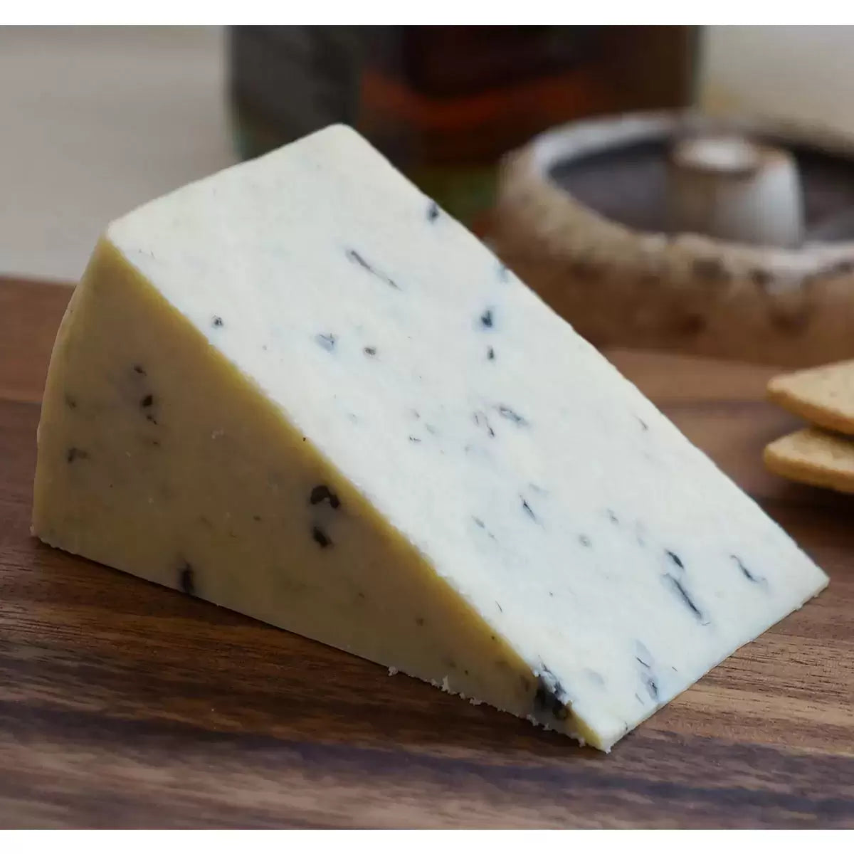 Ford Farm Black Waxed Cheddar Truffler with Black Truffle and Mushroom, 2