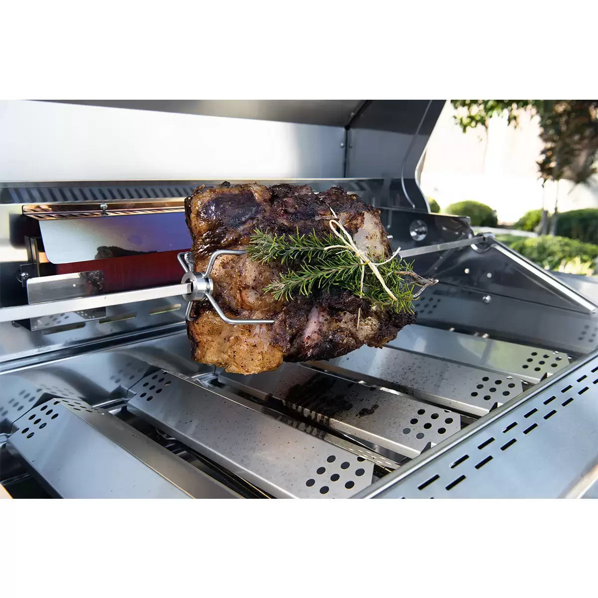 Nexgrill 7 Burner Stainless Steel Gas Barbecue + Side Burner + Rotisserie Kit +