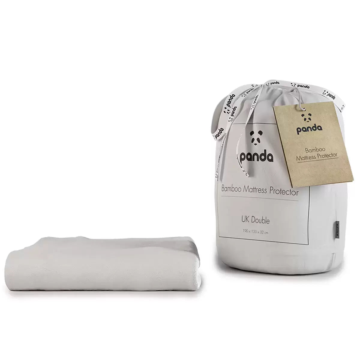 Panda Bamboo Mattress Protector, in 5 Sizes