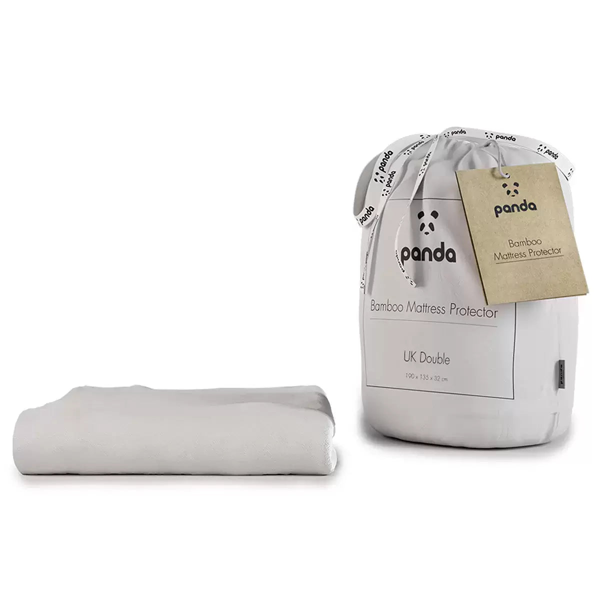 Panda Bamboo Mattress Protector, in 5 Sizes