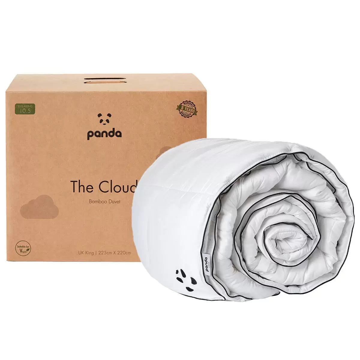 Panda The Cloud Bamboo 10.5 Tog All Seasons Duvet, King