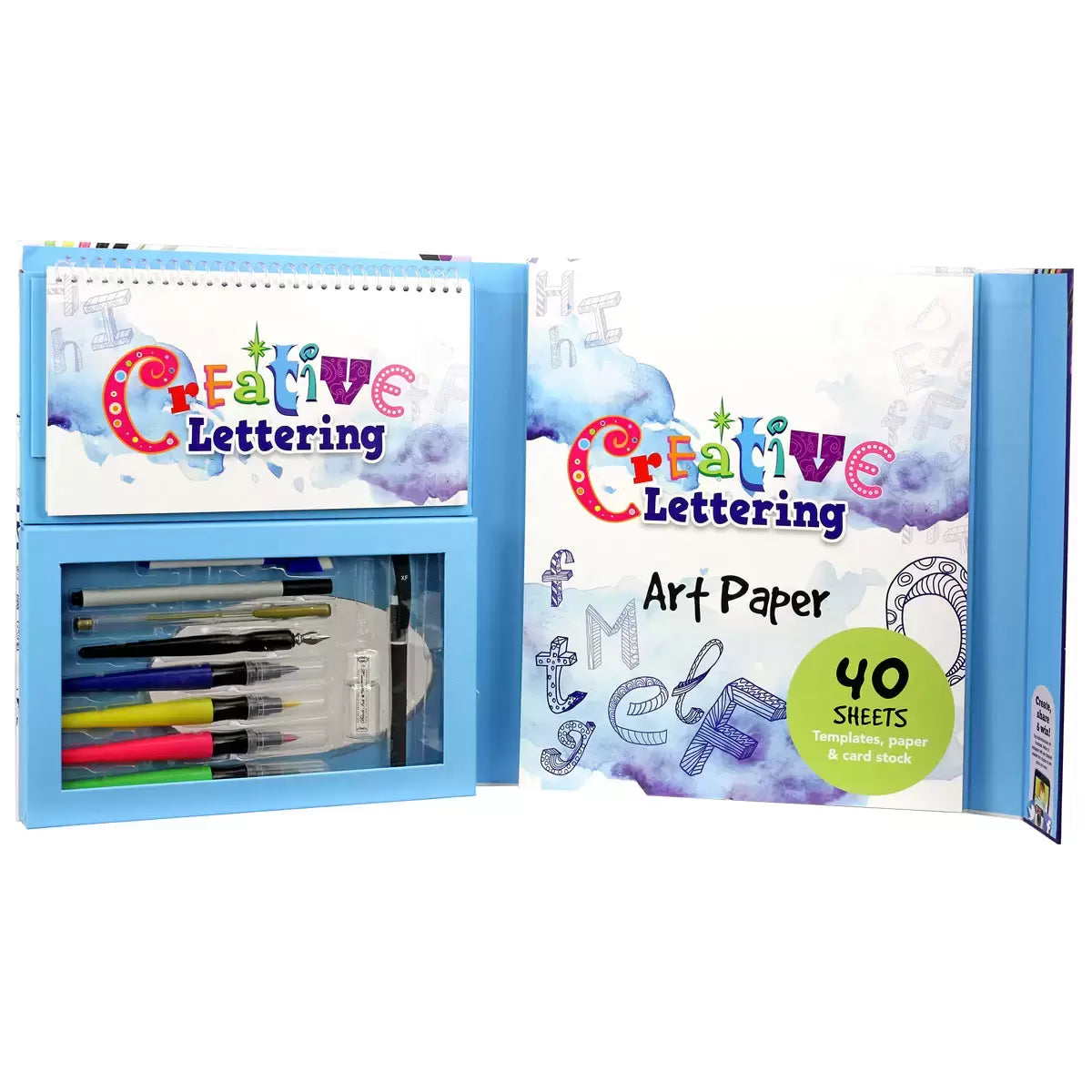 Petit Picasso Art in 3 Options: Spiral Art, Manga, & Creative Lettering