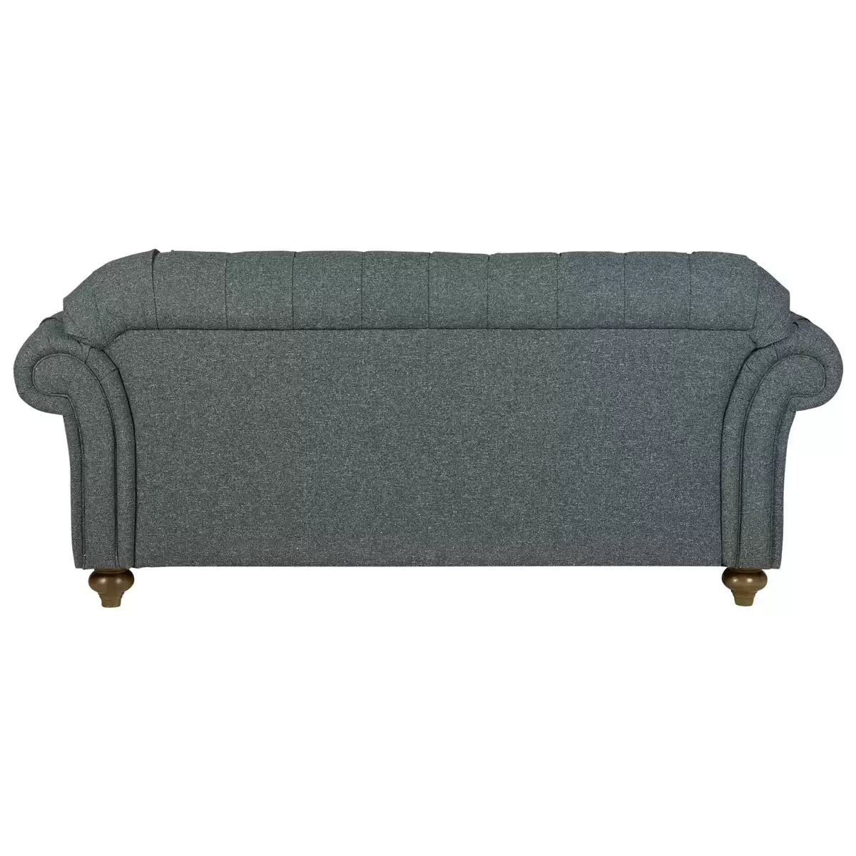 Bordeaux Button Back Blue Fabric 2 Seater Sofa