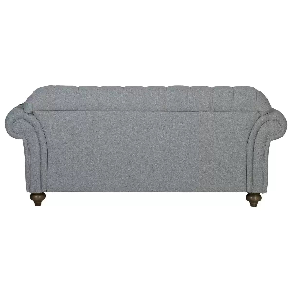Bordeaux Button Back Grey Fabric 2 Seater Sofa