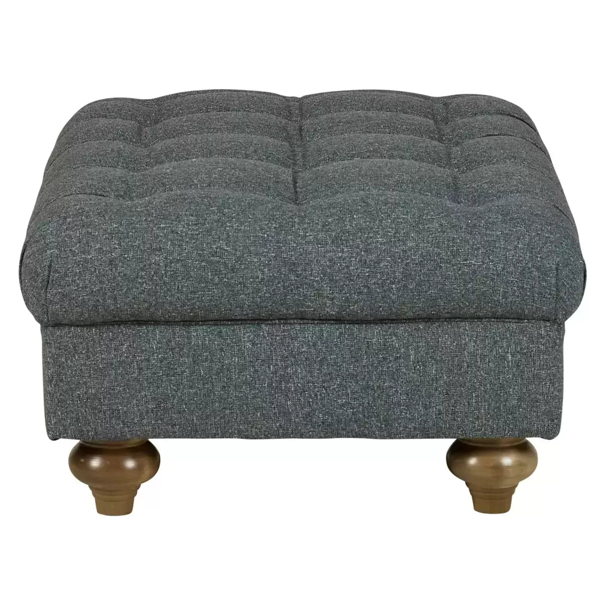Bordeaux Fabric Footstool, Blue