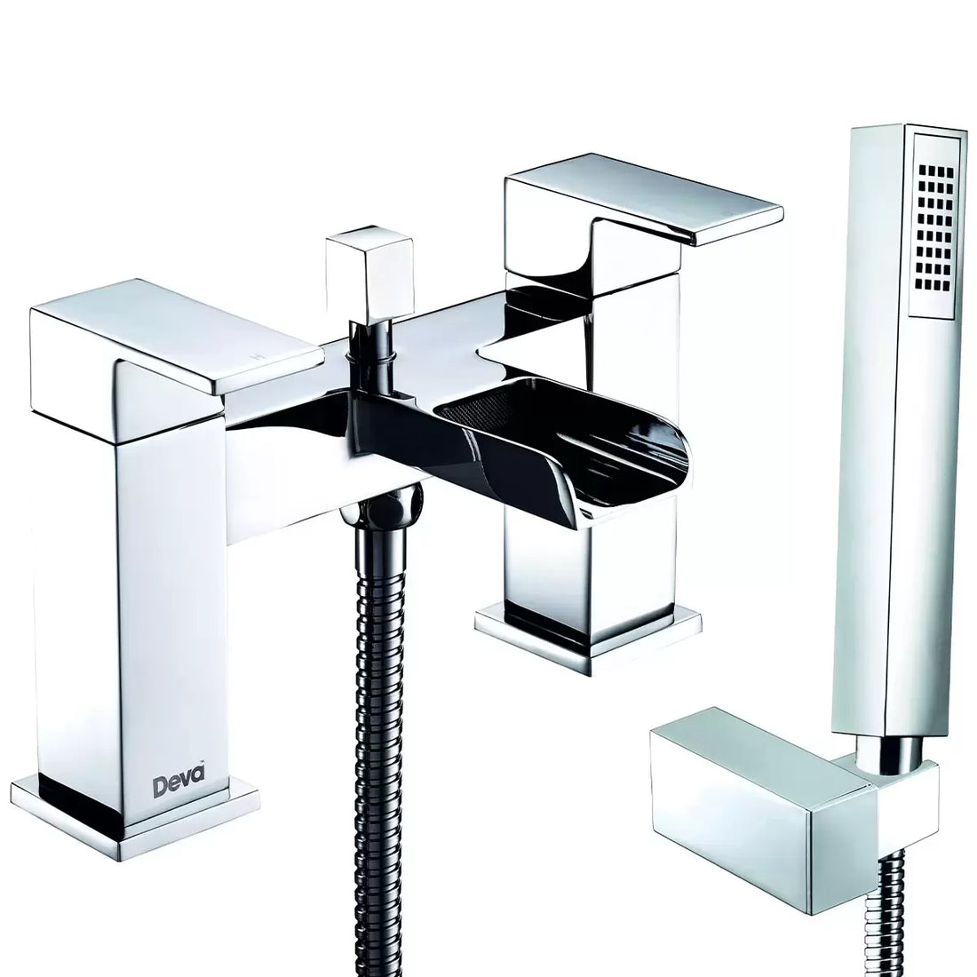 Methven Deva Sparkle Deck Mounted Bath Shower Filler with Shower Mixer, Model