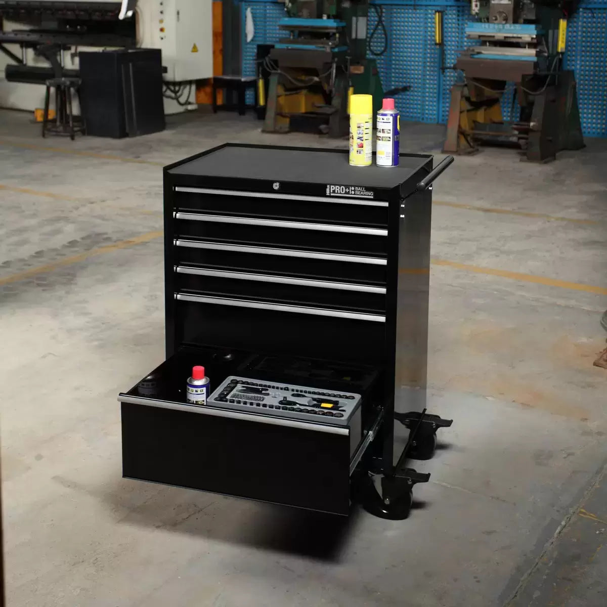 Hilka HD Pro+ 29" (74cm) 6-Drawer Tool Chest Trolley