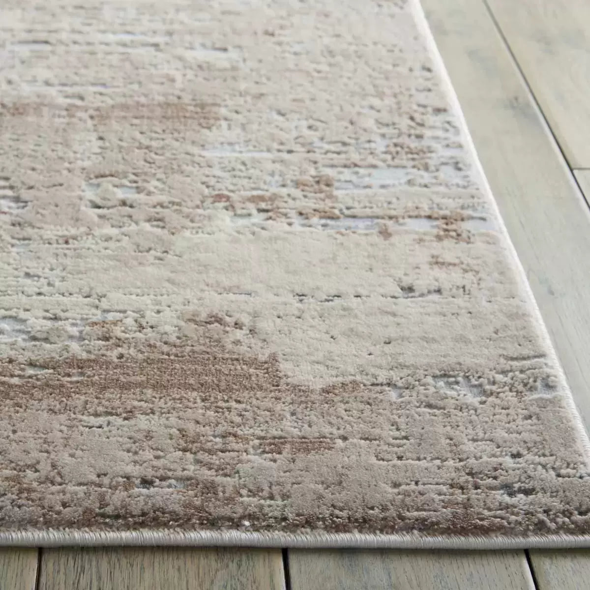 Rustic Textures Blended Beige Rug in 3 Sizes