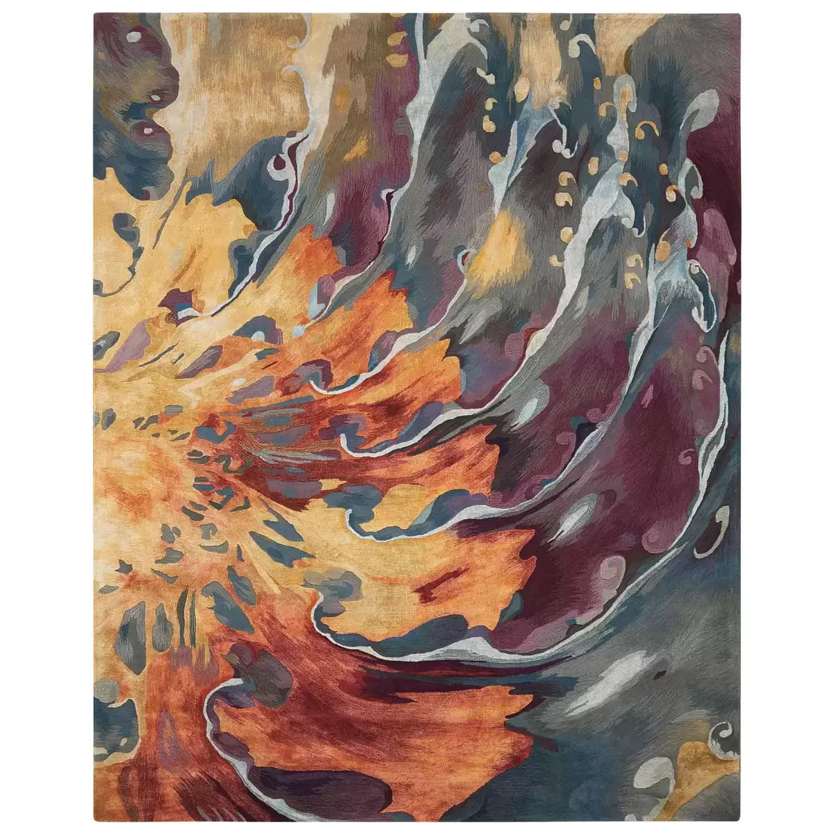 Prismatic Fiery Sensation Rug in 4 Sizes