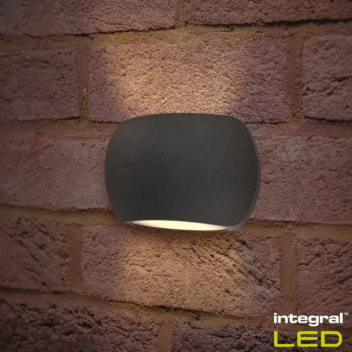 Integral Luxstone Outdoor Wall Light, 2 Pack