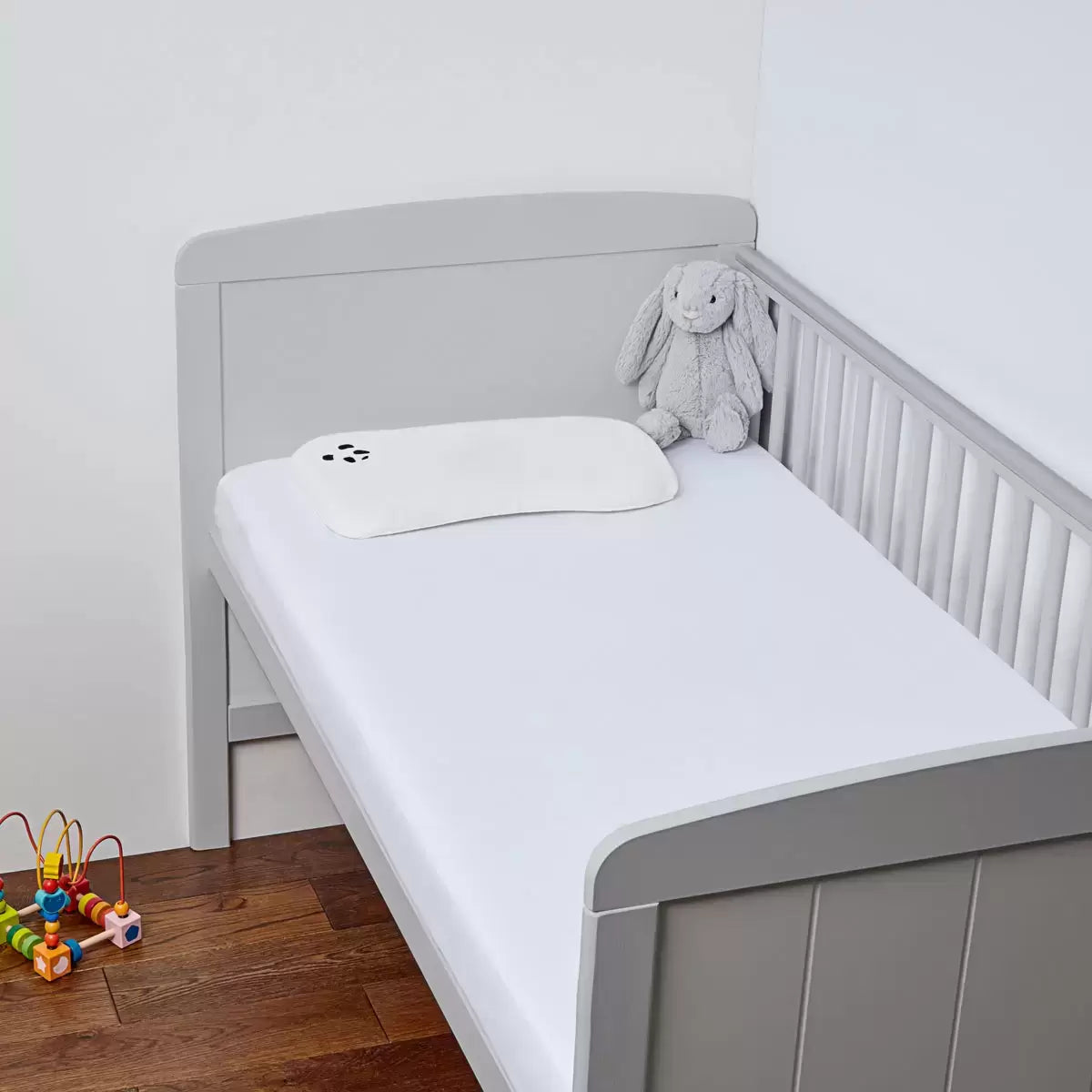 Panda 100% Bamboo Cot Size Fitted Sheets, 2 Pack