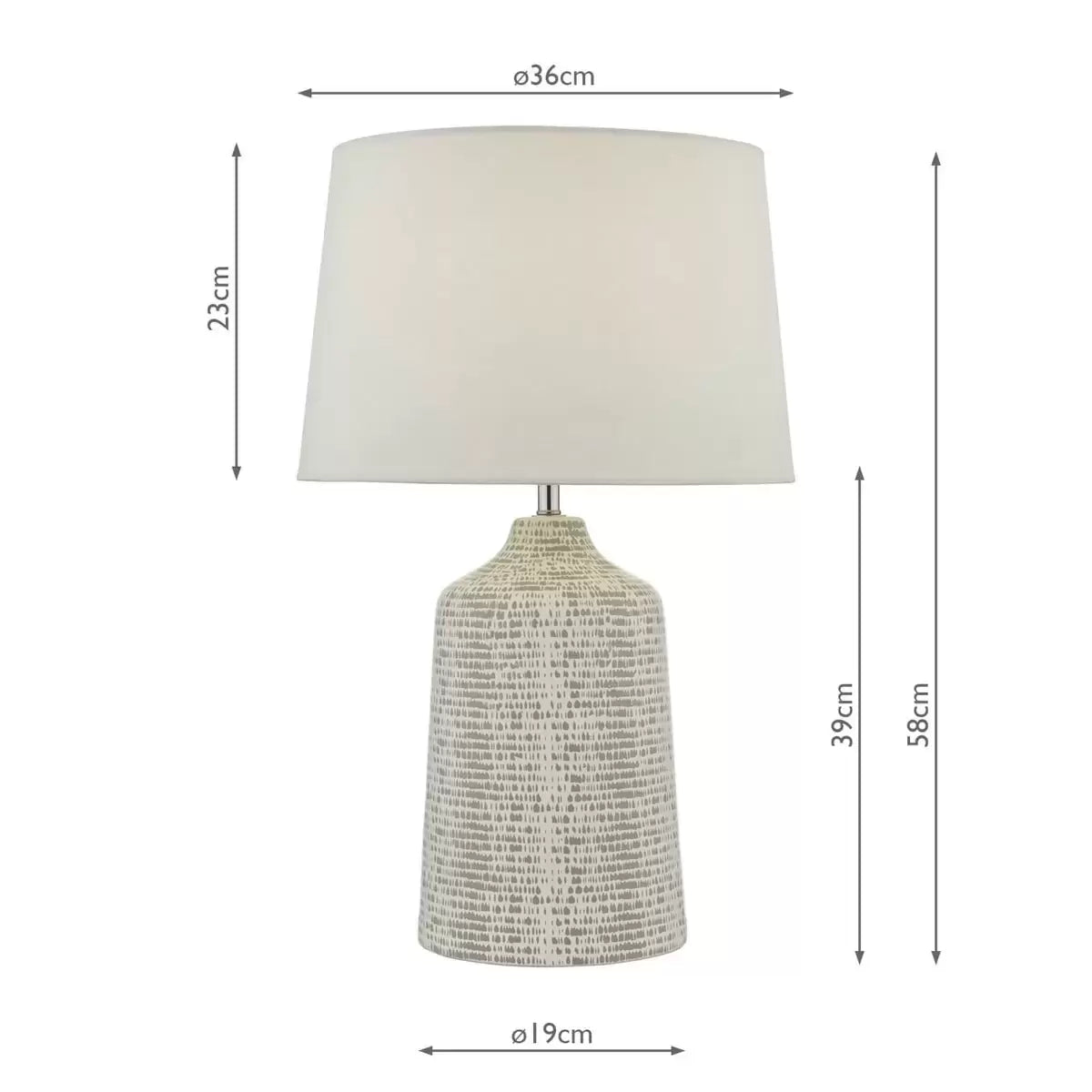 Vondra Ceramic Table Lamp