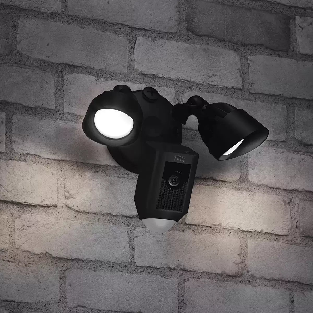 Ring Hardwired Floodlight Cam Plus in Black