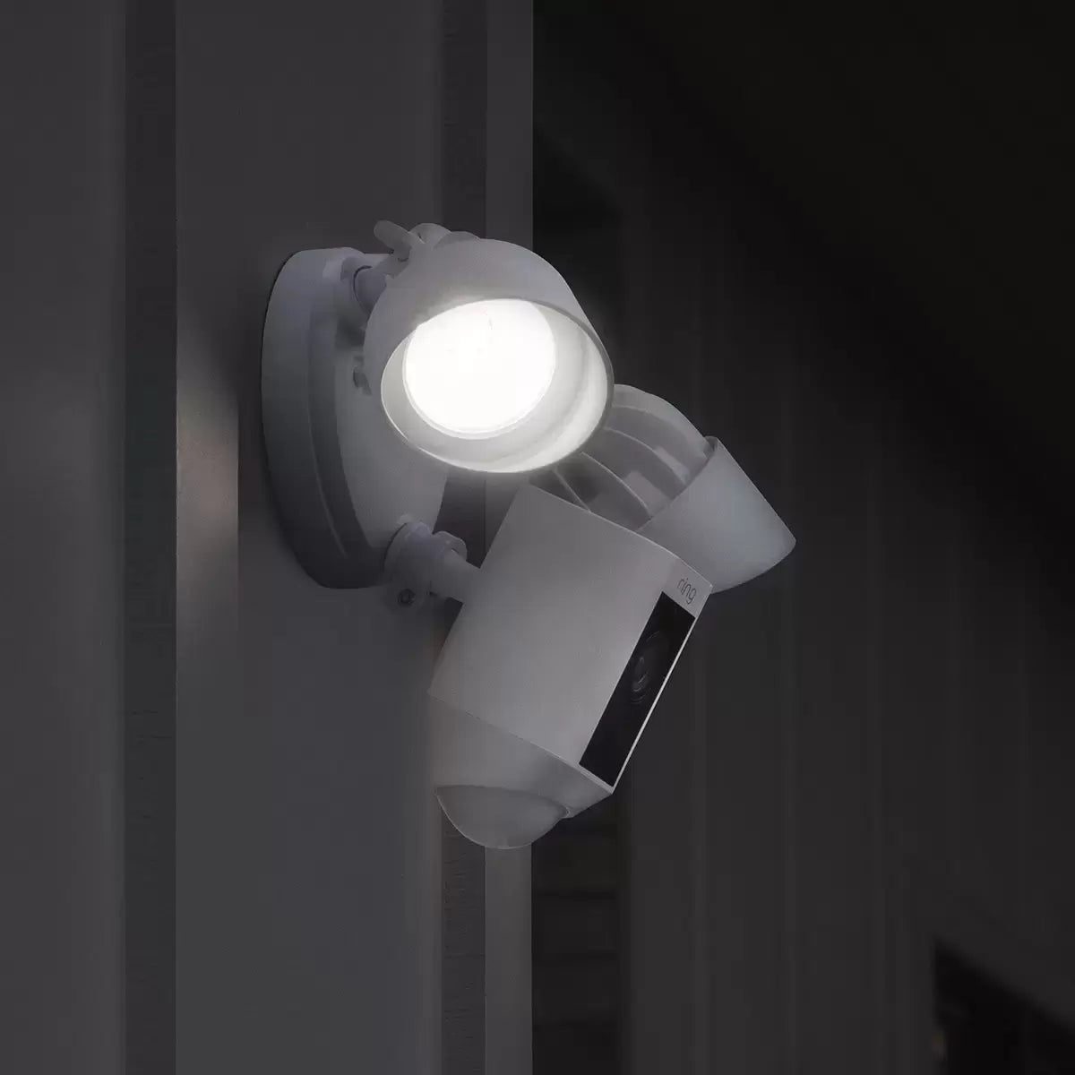 Ring Hardwired Floodlight Cam Plus in White