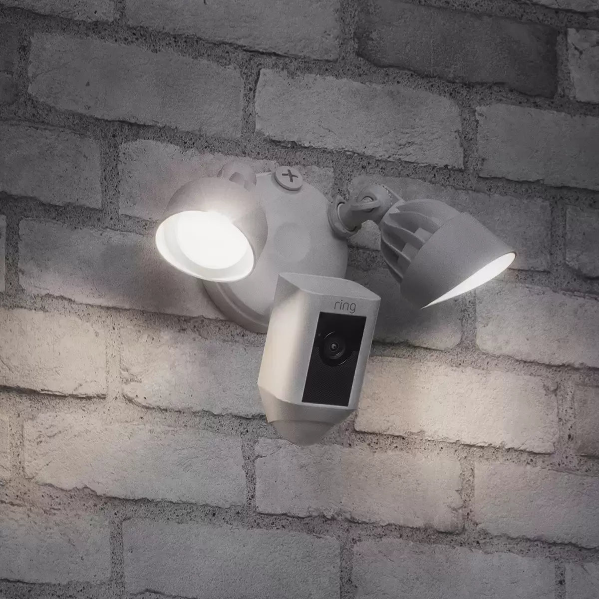 Ring Hardwired Floodlight Cam Plus in White
