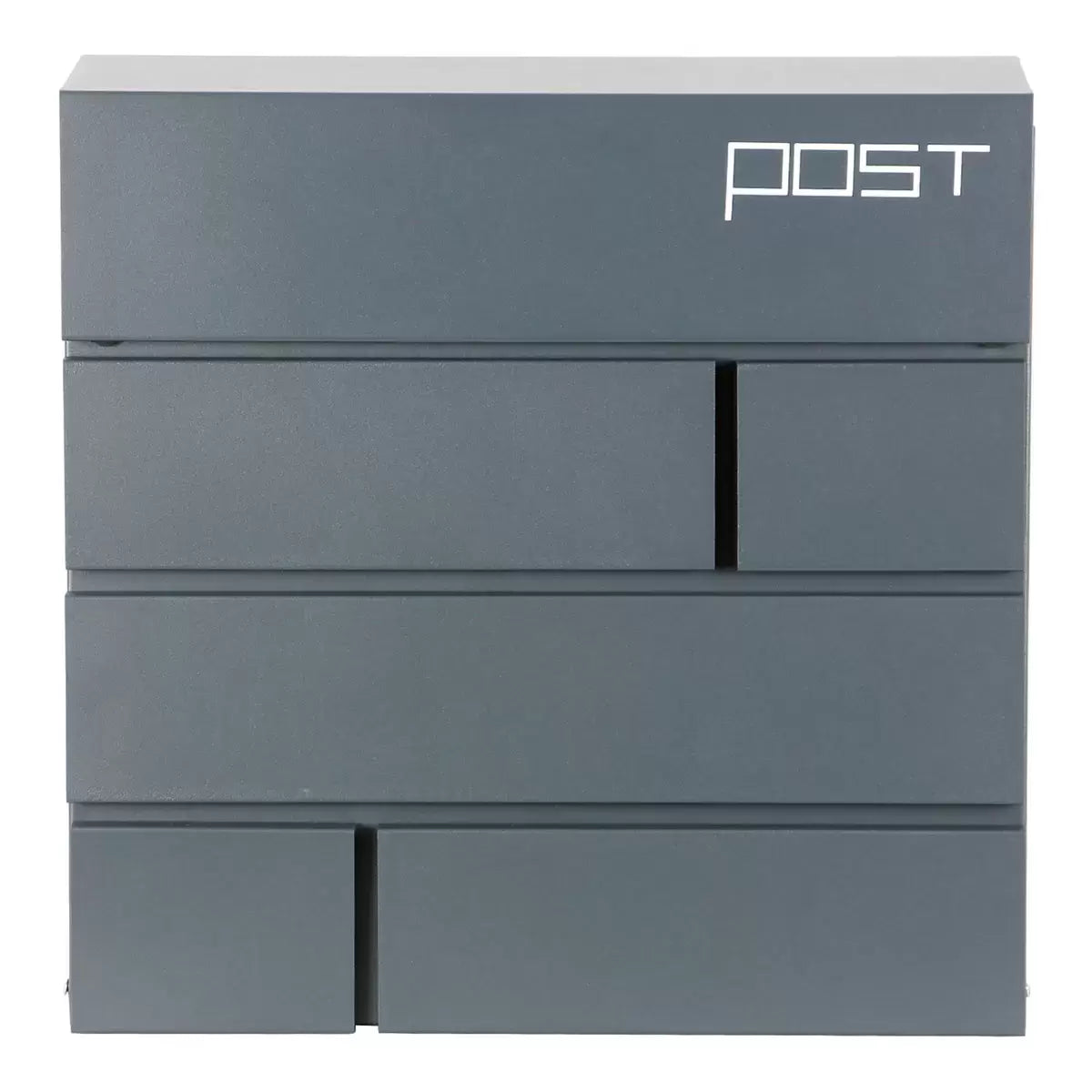 Phoenix Estilo Top Loading Letter Box MB0121KA in Graphite Grey with Key Lock