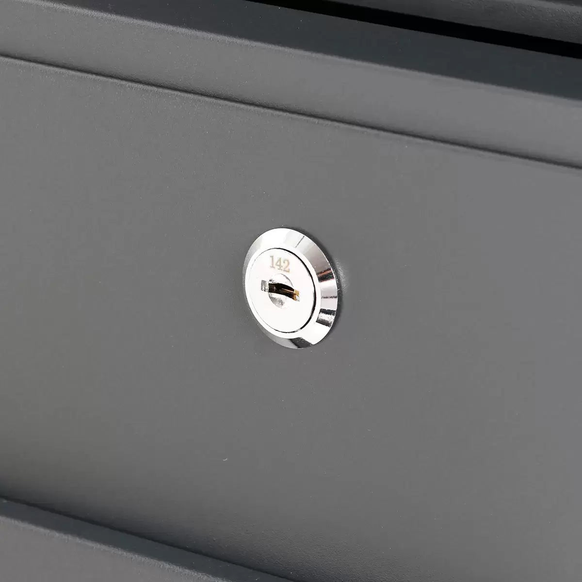 Phoenix Estilo Top Loading Letter Box MB0121KA in Graphite Grey with Key Lock