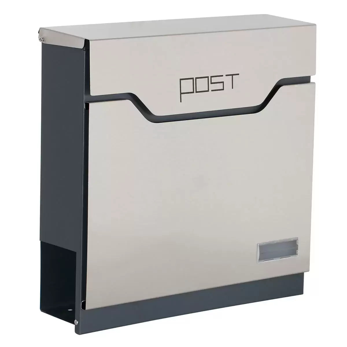 Phoenix Estilo Top Loading Letter Box MB0123KS in Stainless Steel with Key Lock