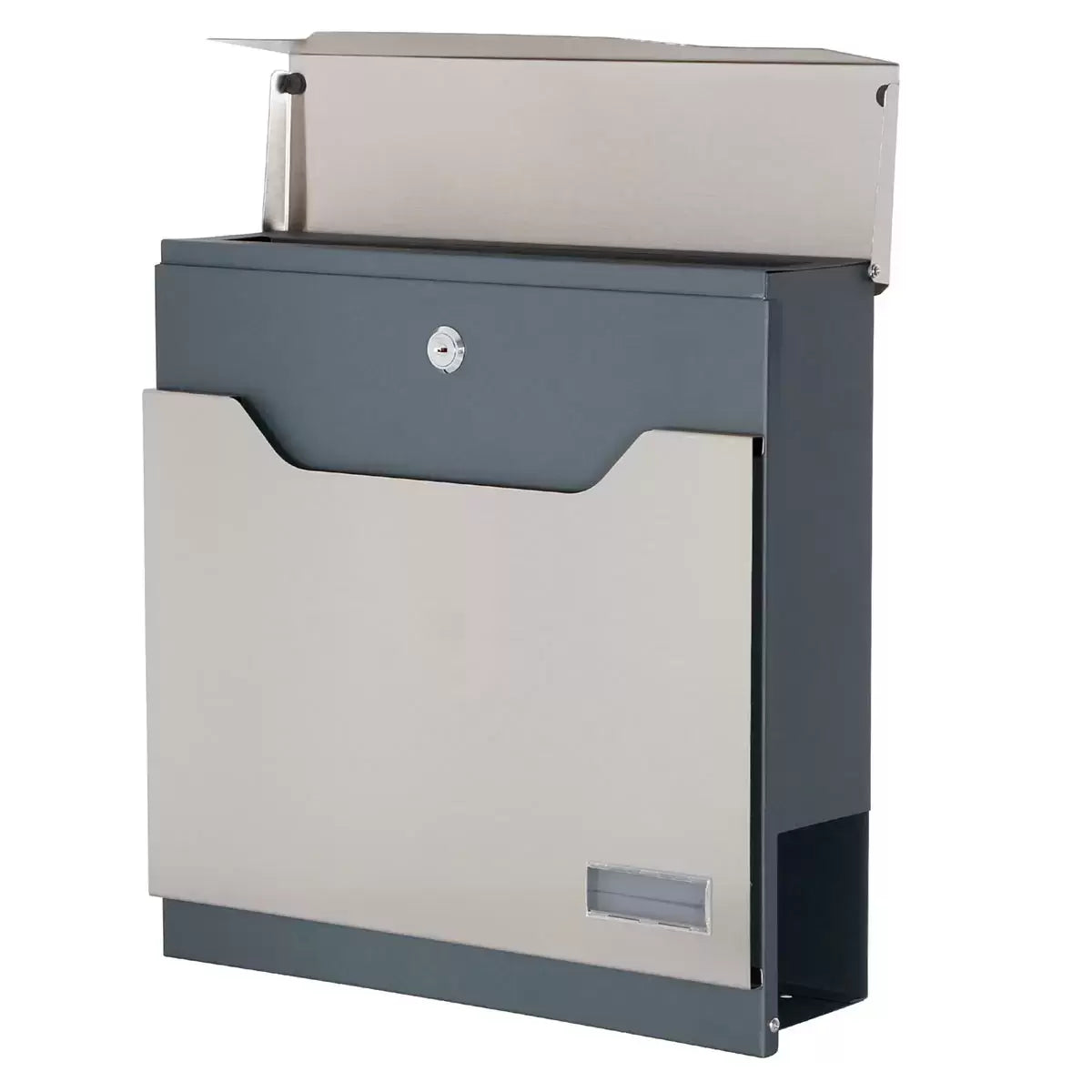 Phoenix Estilo Top Loading Letter Box MB0123KS in Stainless Steel with Key Lock
