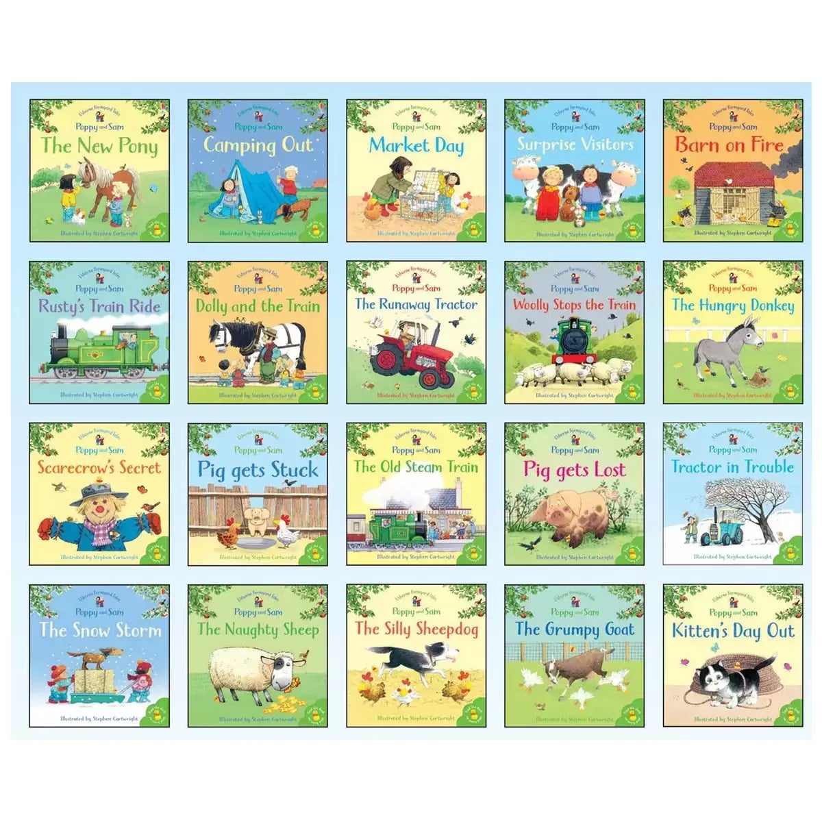Poppy and Sam x20 Book Collection (2+ Years)