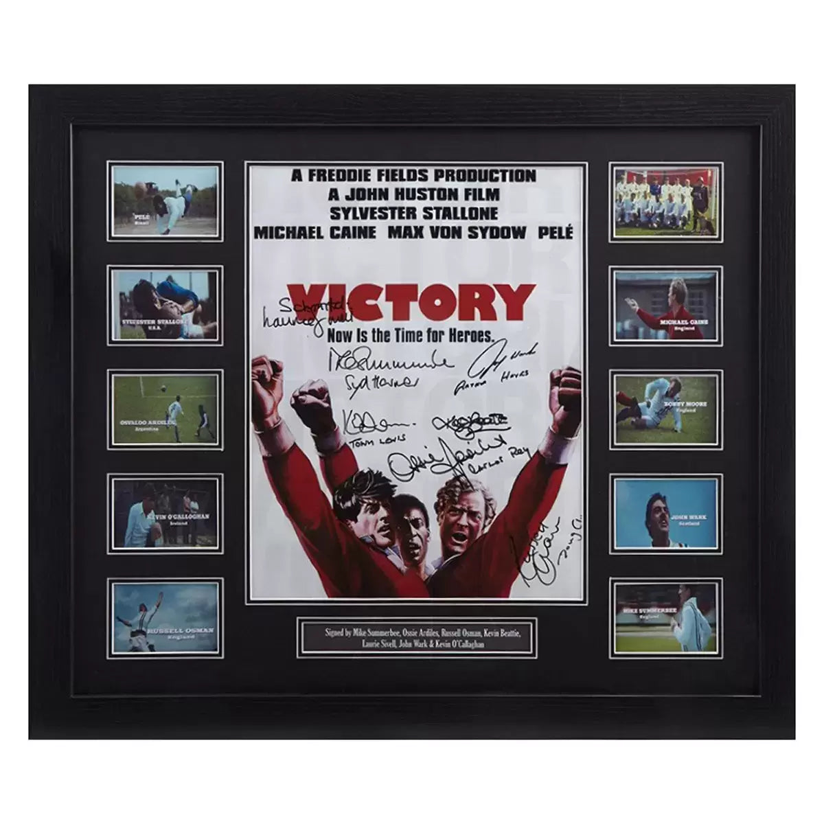 Escape to Victory Signed Framed Film Poster