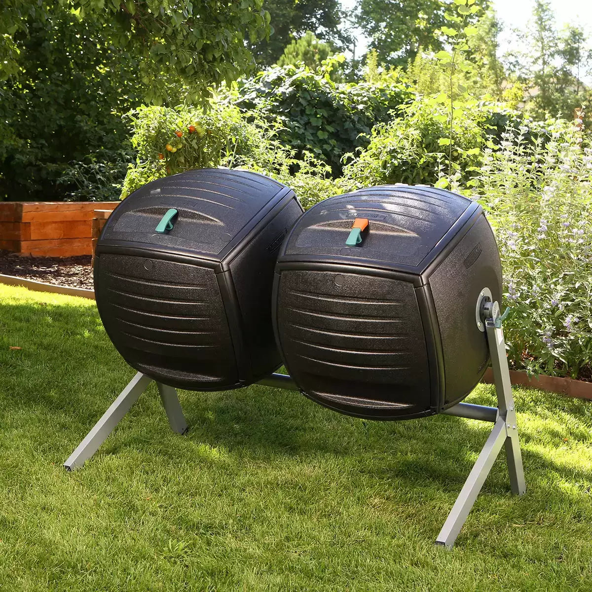 Lifetime 2 x 189 Litre (50 Gallon) Dual Composter - Model 60072