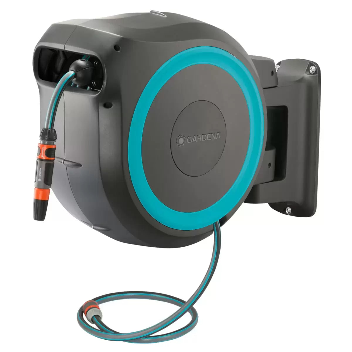 Gardena Wall-Mounted 35m (114.8ft) Hose Box with Automatic Roll-Up