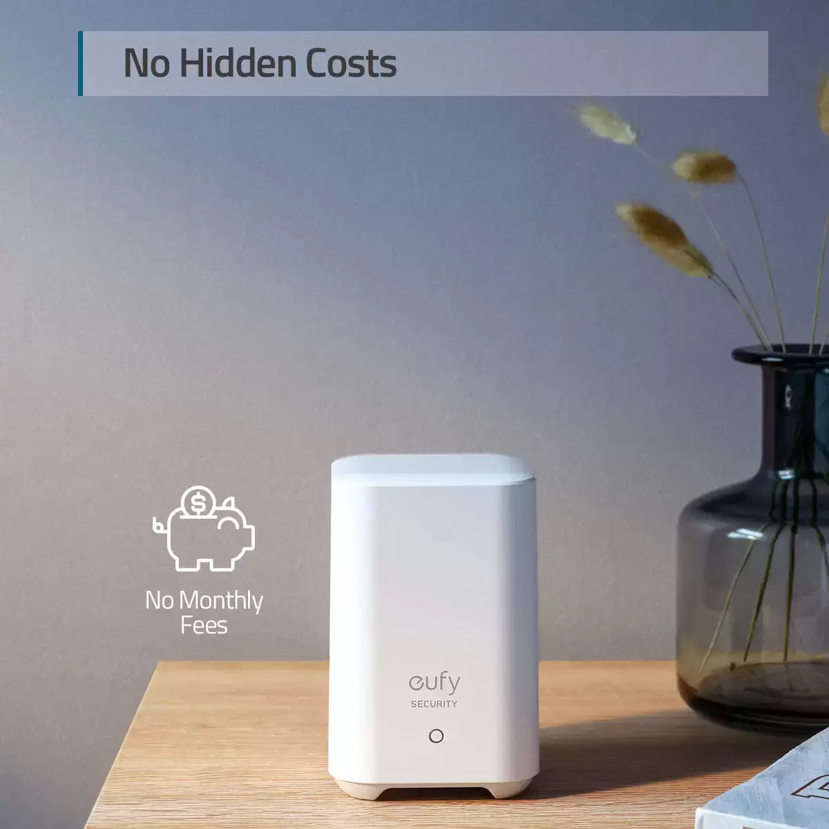 eufy 7 Piece Alarm Bundle with HomeBase 2 Local Device Storage - No Monthly Fees
