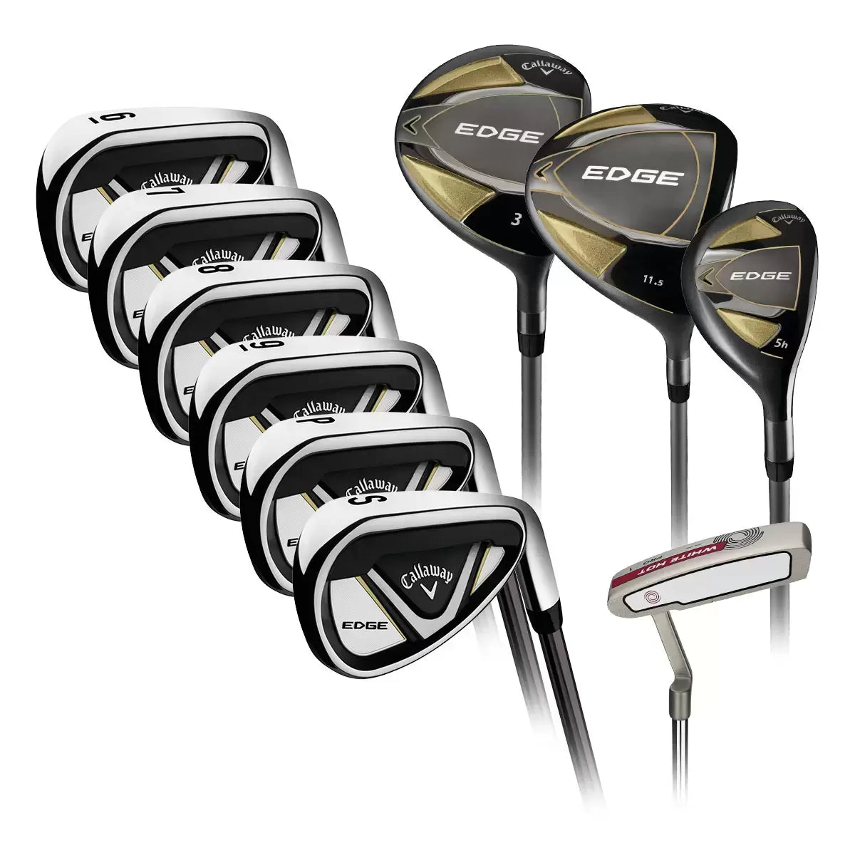 Callaway Edge 10-piece Women's Graphite Golf Club Set - Right Handed