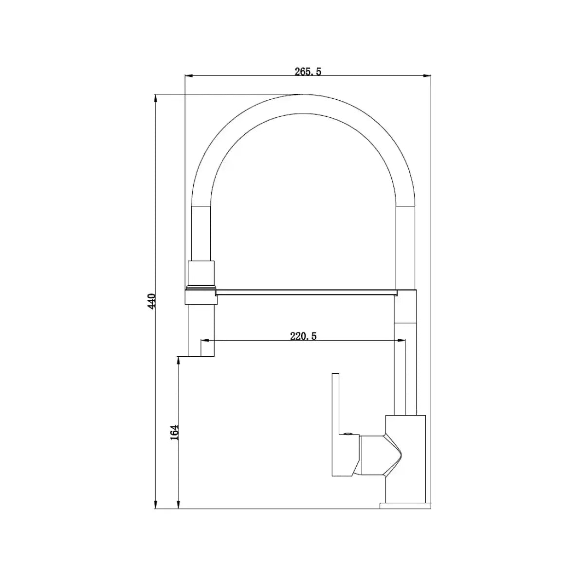 Methven Ellesmere Mono Kitchen Sink Mixer Tap